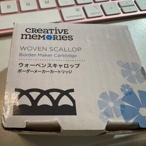 Creative Memories Woven Scallop Border Maker Cartridge BMC NIB